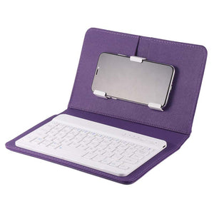 EVULTEC™ - Wireless Bluetooth Keyboard With PU Leather Case Cover