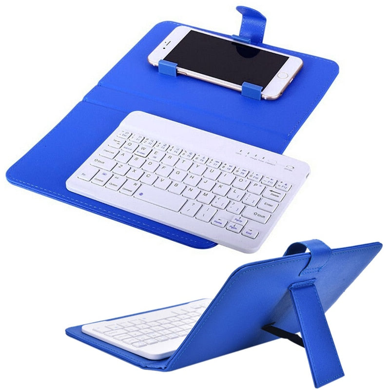 EVULTEC™ - Wireless Bluetooth Keyboard With PU Leather Case Cover